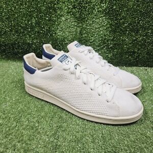 adidas White and Blue Athletic Shoes